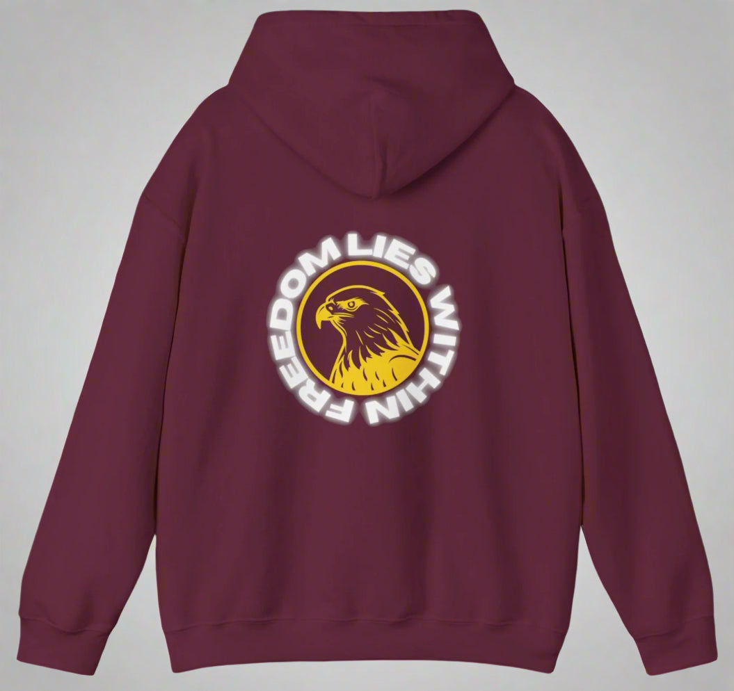 Conspi17Vibe Premium Hoodie -"Break Open Freedom Lies Within"