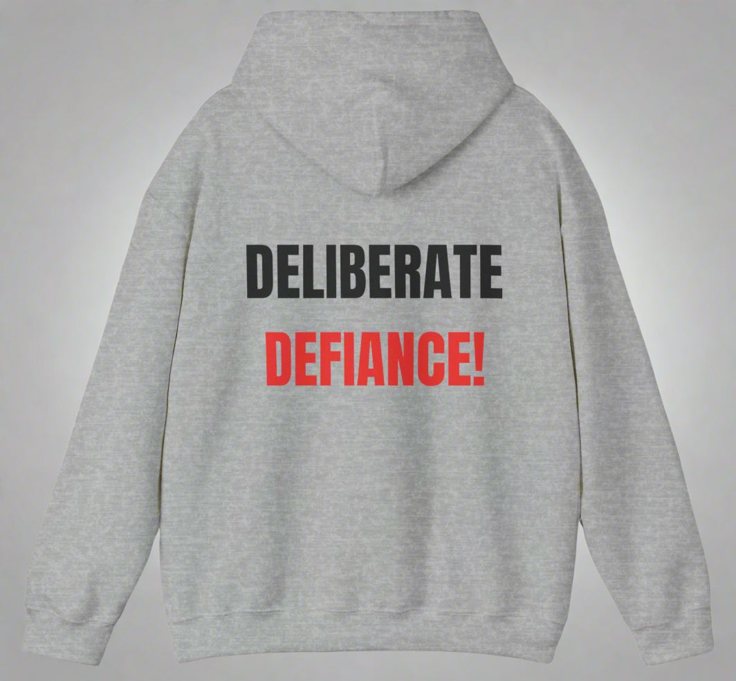 Conspi17Vibe Premium Hoodie - "DELIBERATE DECEPTION & DELIBERATE DEFIANCE"