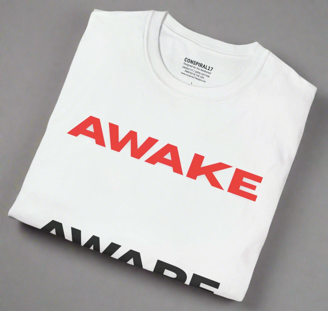 Conspi17Vibe Premium Tee - "Awake Aware Alive"