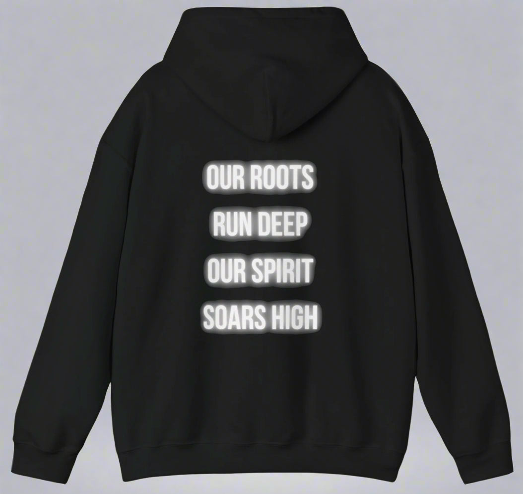 Conspi17Vibe Premium Hoodie - "Born to Stand tall United for all"