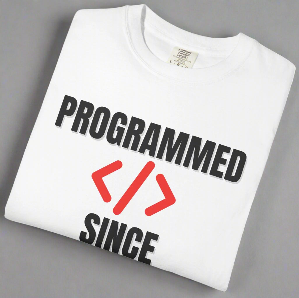 Conspi17Vibe Premium Tee - "Programmed Since Birth"
