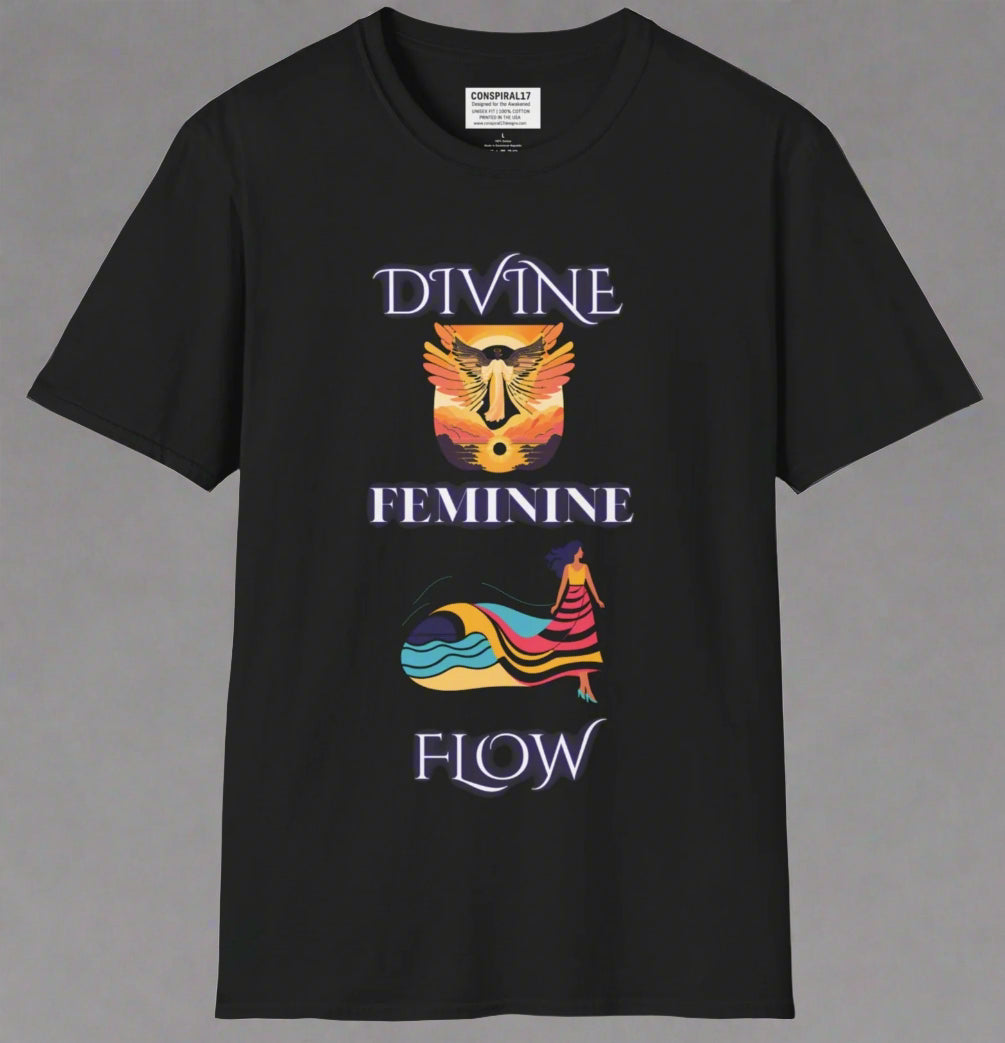 Conspi17Vibe Premium Tee - "Divine Feminine Rooted in Truth Guided by Light"