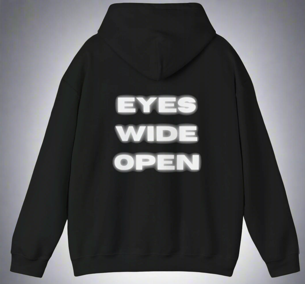Conspi17Vibe Premium Hoodie -"BLINDFOLDED BY MEDIA EYES WIDE OPEN"
