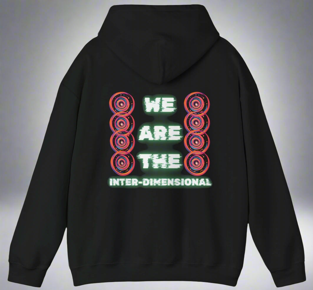Conspi17Vibe Premium Hoodie -'We Are The Inter-Dimensional'