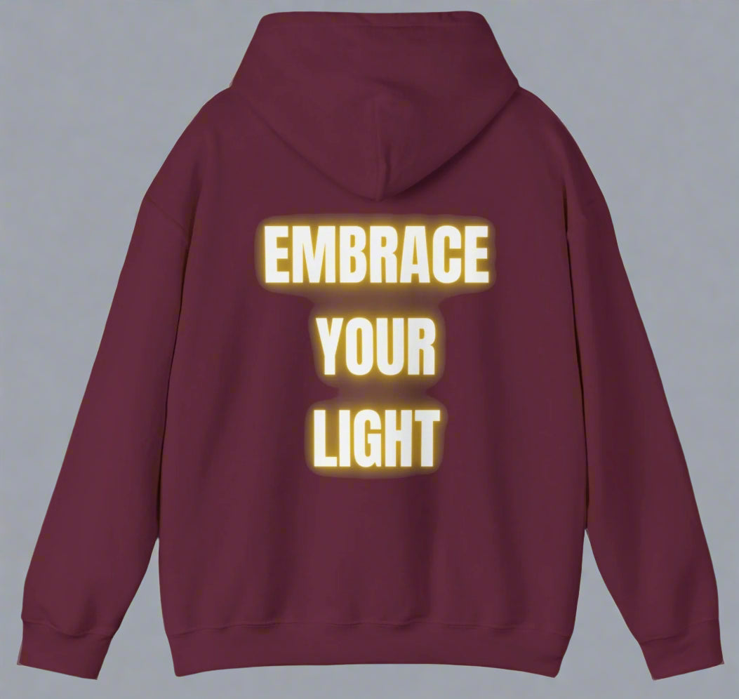 Conspi17Vibe Premium Hoodie - "Rise Up Embrace Your Light"