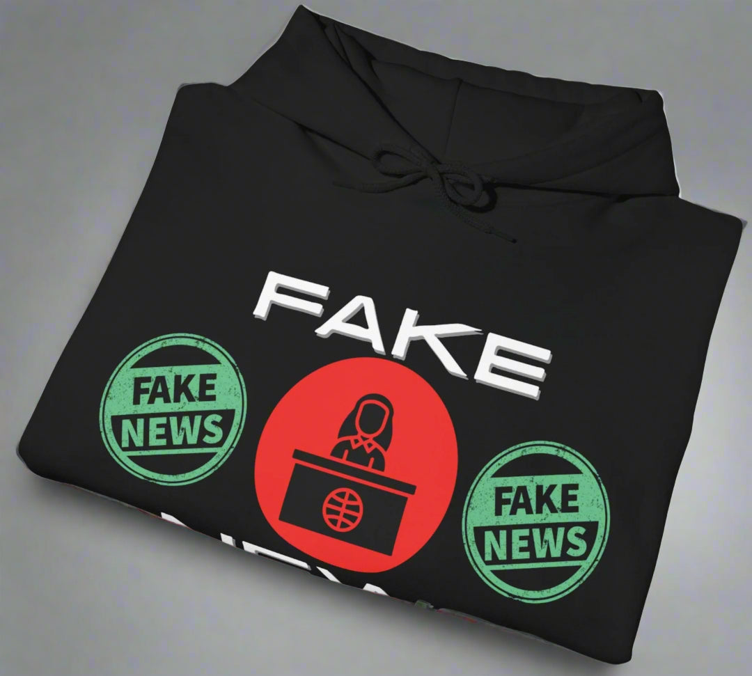 Conspi17Vibe Premium Hoodie - "Fake News, I Don't Buy It"!