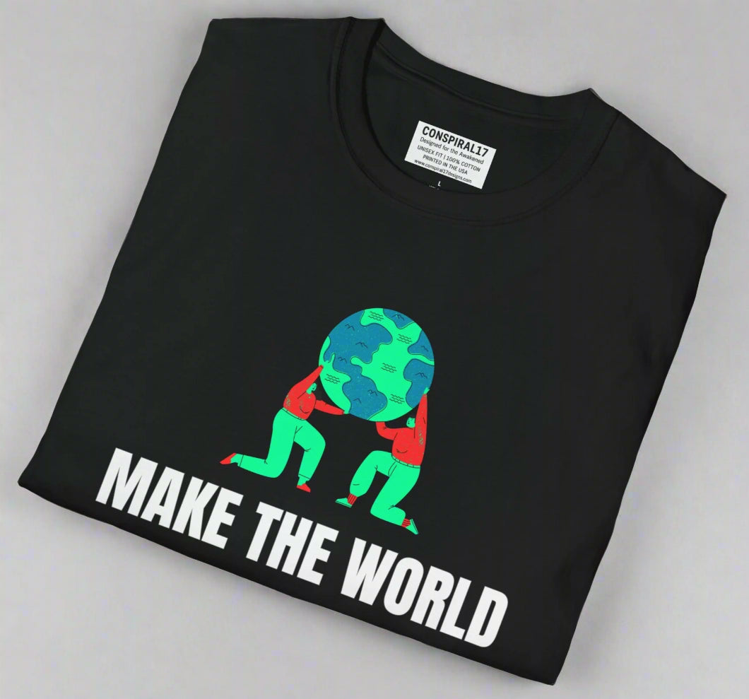 Conspi17Vibe Premium Tee - "Make the World Great Again, Unleash the Power of Change"