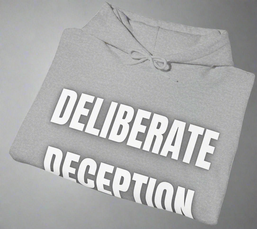 Conspi17Vibe Premium Hoodie - "DELIBERATE DECEPTION & DELIBERATE DEFIANCE"