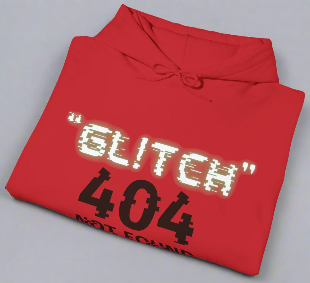 Conspi17Vibe Premium Hoodie - "404 Not Found Reality Glitch Detected"