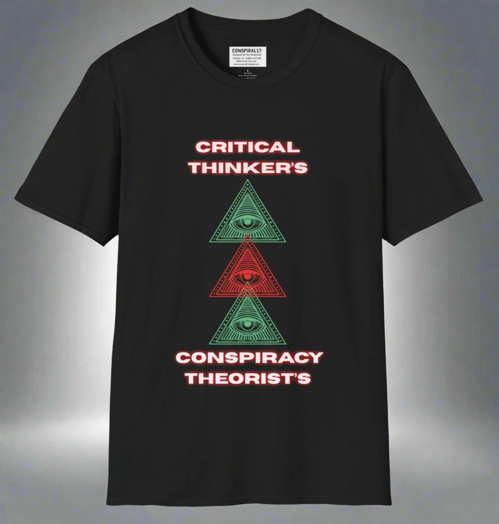 Conspi17Vibe Premium Tee -"Critical Thinker's/Conspiracy Theorists"