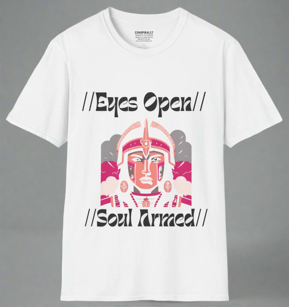 Conspi17Vibe Premium Tee - "Eyes Open Soul Armed Awakening Revolution"