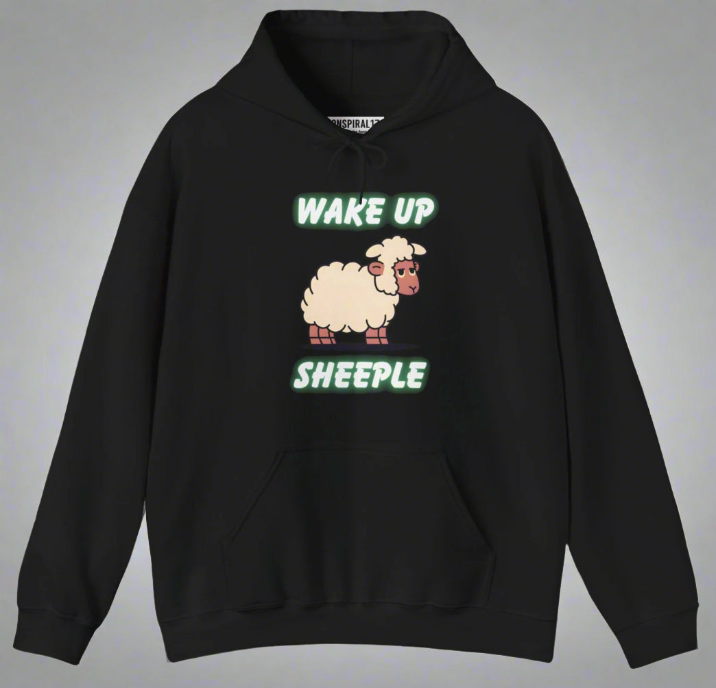 Conspi17Vibe Premium Hoodie - 'Wake up Sheeple'