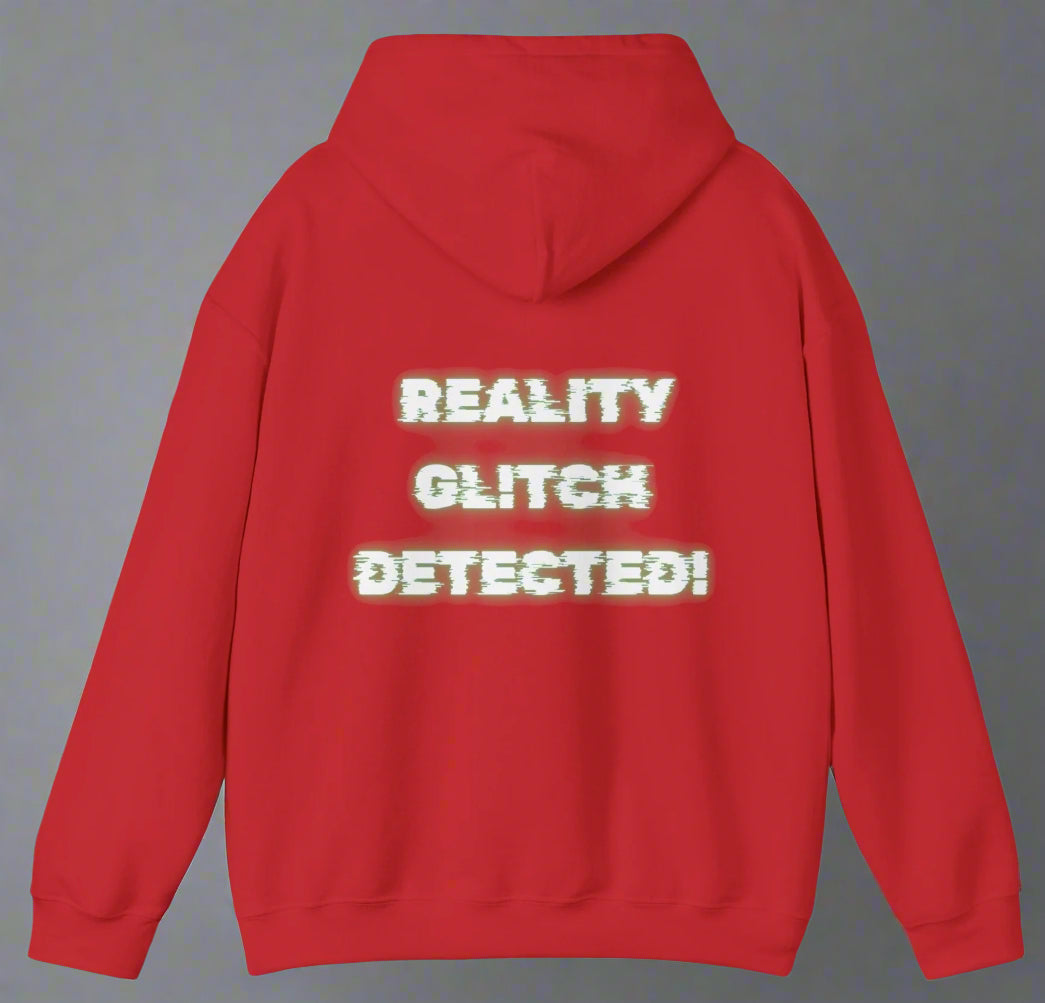 Conspi17Vibe Premium Hoodie - "404 Not Found Reality Glitch Detected"