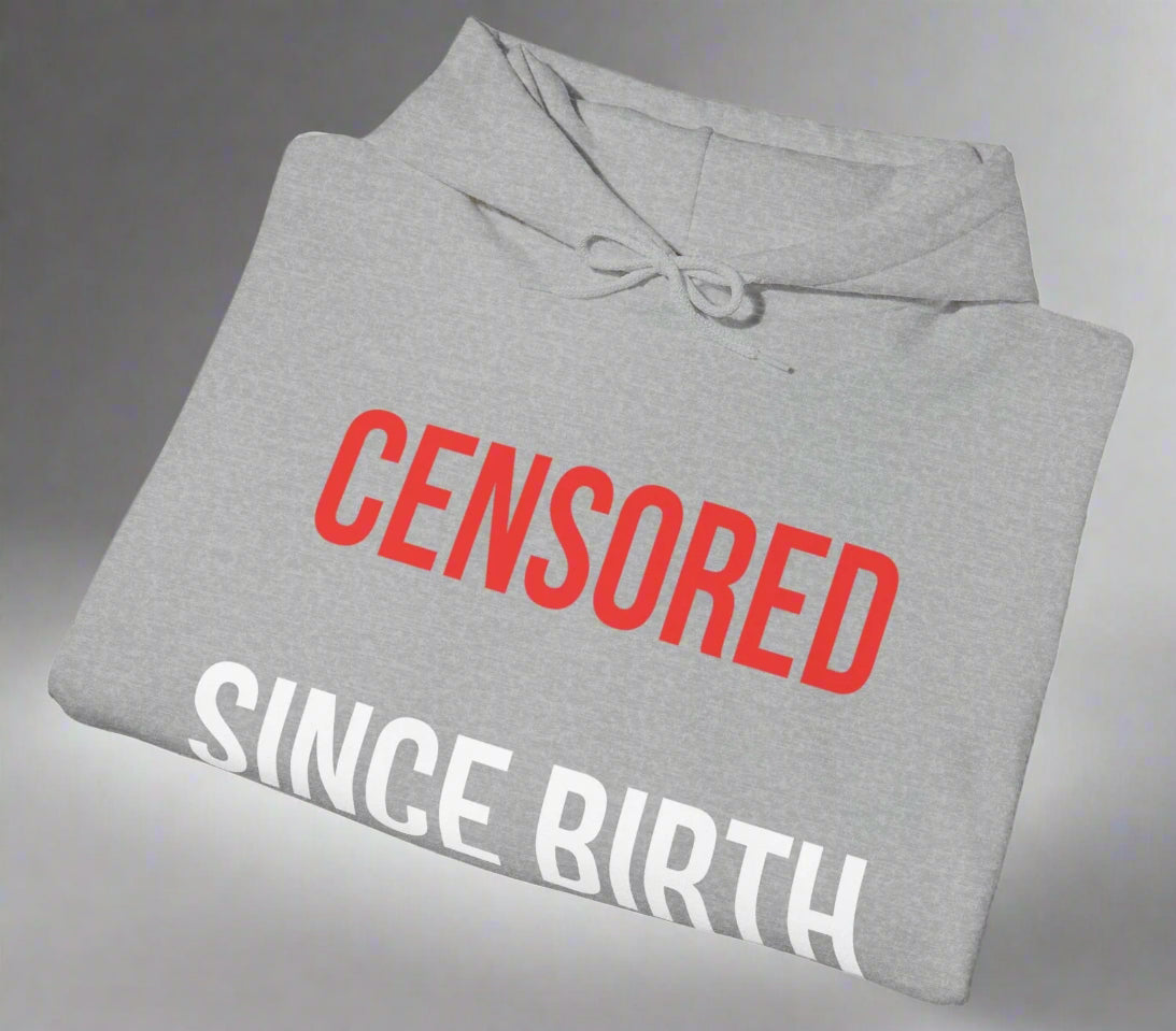 Conspi17Vibe Premium Hoodie - "Censored since Birth"