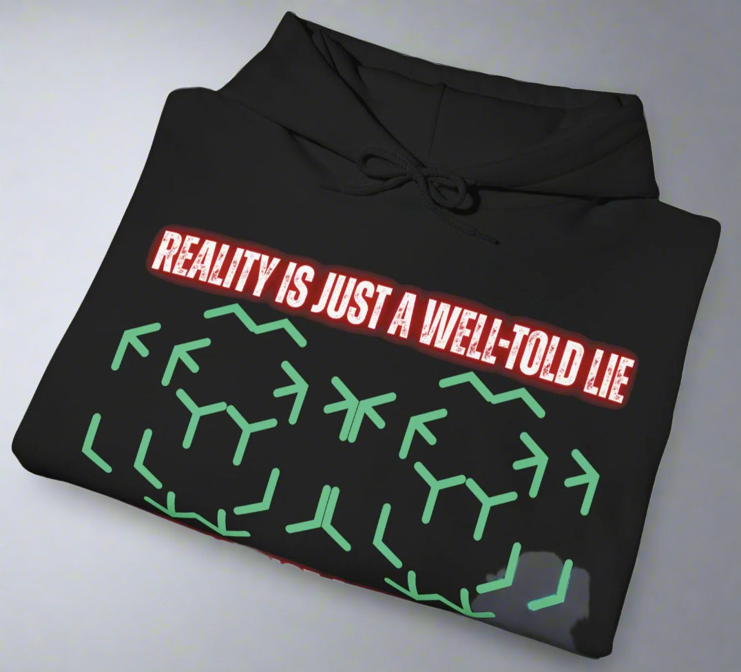 Conspi17Vibe Premium Hoodie - "Reality is Just a Well-Told Lie"