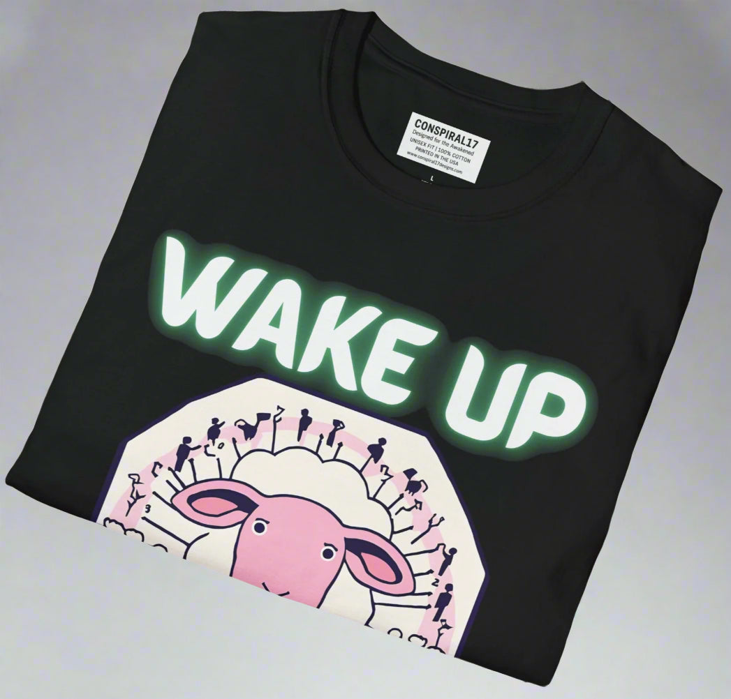 Conspi17Vibe Premium Tee - "Wake up Sheeple"