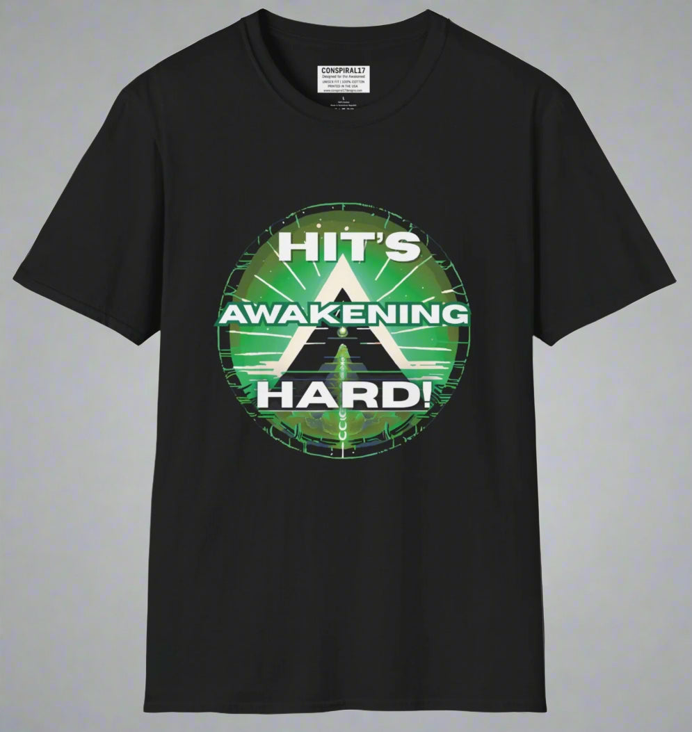 Conspi17Vibe Premium Tee - "Awakening Hits Hard"