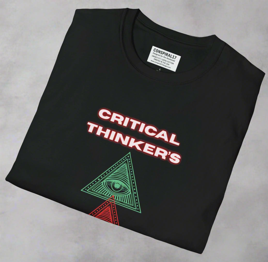 Conspi17Vibe Premium Tee -"Critical Thinker's/Conspiracy Theorists"