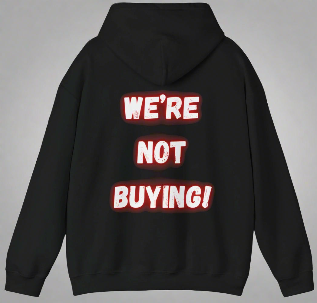 Conspi17Vibe Premium Hoodie - 'They Sell Lies We're Not Buying'