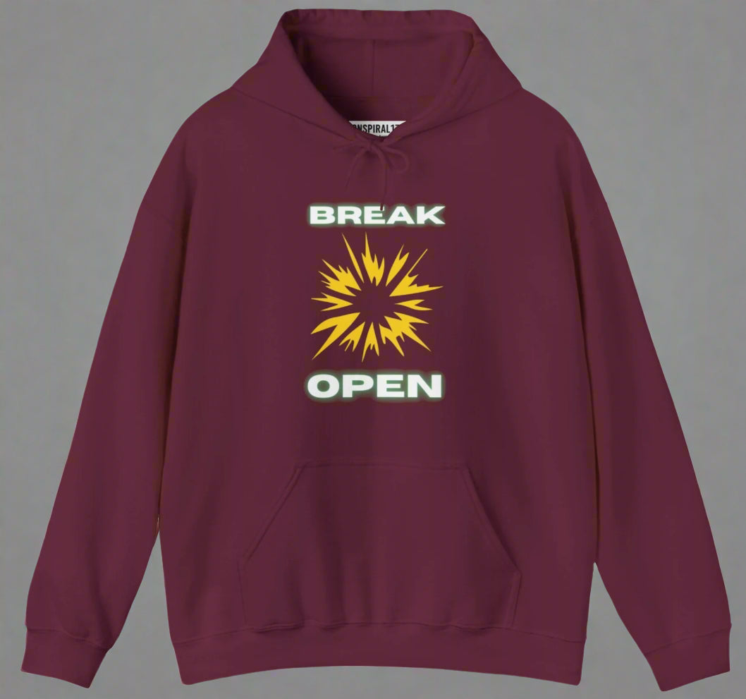 Conspi17Vibe Premium Hoodie -"Break Open Freedom Lies Within"