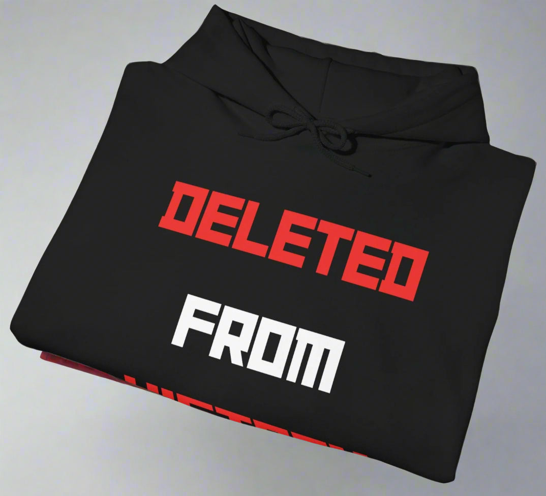 Conspi17Vibe Premium Hoodie - "DELETED FROM HISTORY"