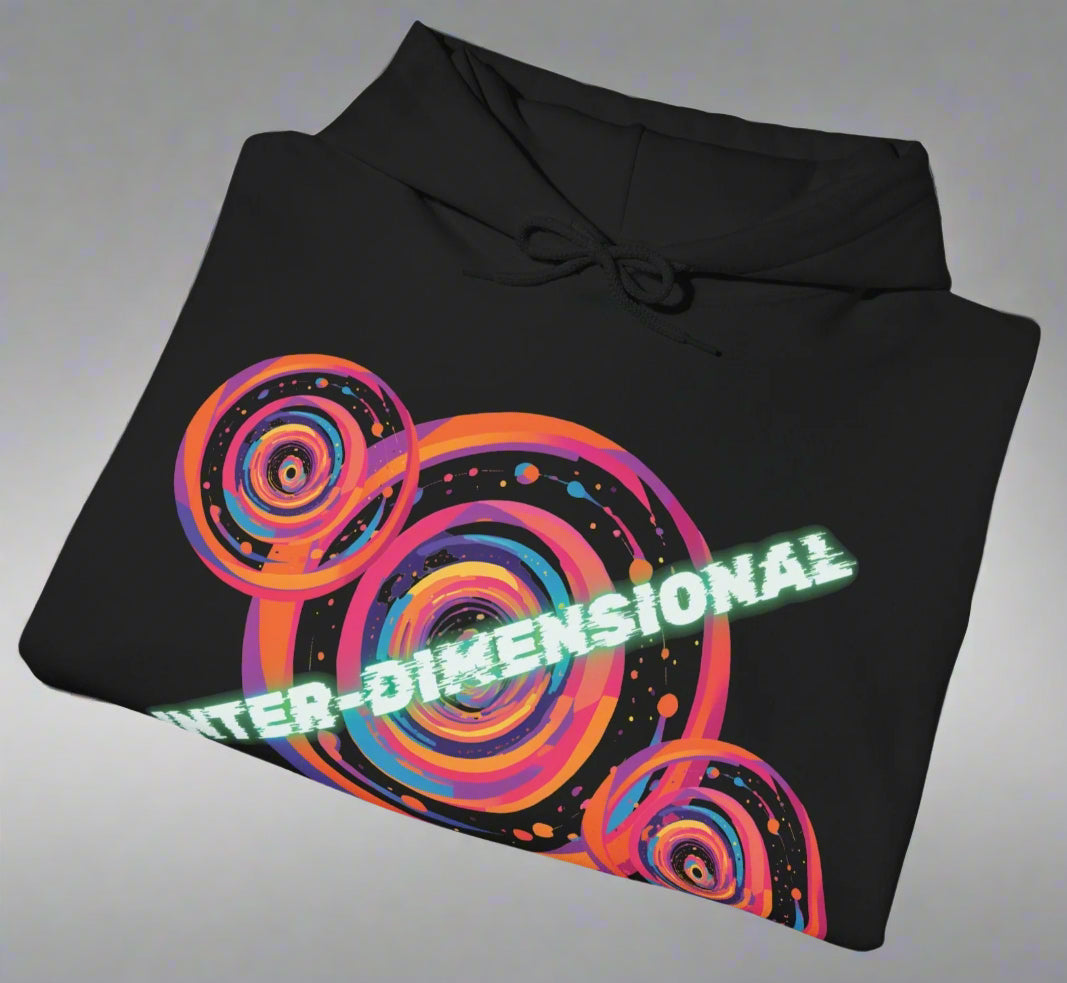 Conspi17Vibe Premium Hoodie -'We Are The Inter-Dimensional'