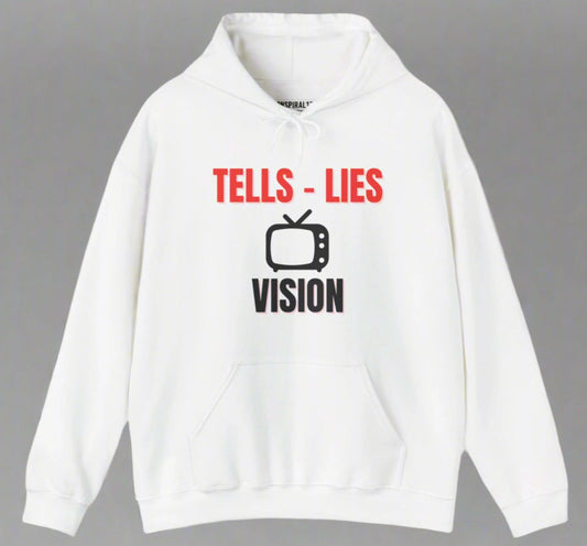 Conspi17Vibe Premium Hoodie - "Tells Lies Vision Switch Off Wake Up"
