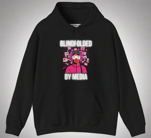 Conspi17Vibe Premium Hoodie -"BLINDFOLDED BY MEDIA EYES WIDE OPEN"