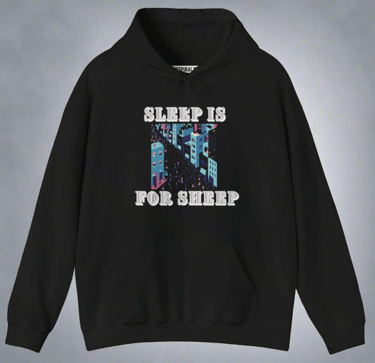 Conspi17Vibe Premium Hoodie - 'sleep is for the sheep wake up'