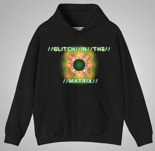 Conspi17Vibe Premium Hoodie -"Glitch in the Matrix"