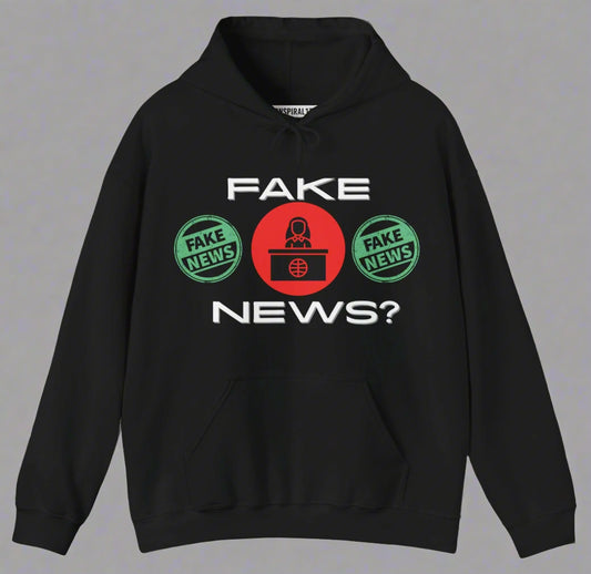 Conspi17Vibe Premium Hoodie - "Fake News, I Don't Buy It"!