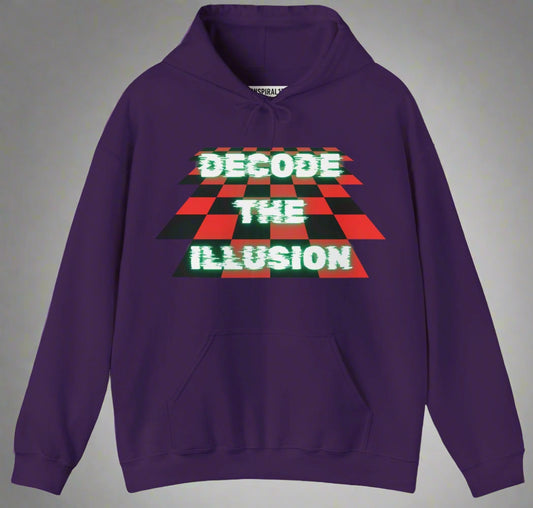 Conspi17Vibe Premium Hoodie - "DECODE THE ILLUSION"