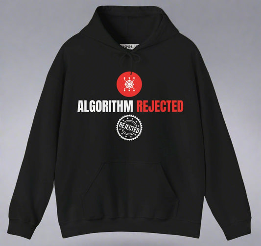 Consp17Vibe Premium Hoodie - "Algorithm Rejected human intelligence online"
